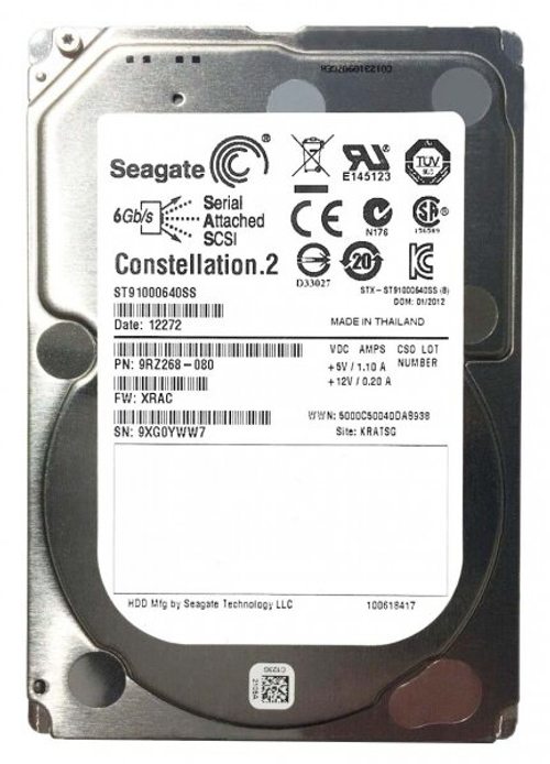 Жесткий диск Seagate ST91000640SS 1Tb SAS 2,5" HDD