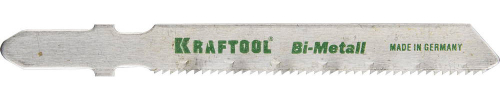 Полотна KRAFTOOL, T118AF, для эл/лобзика, Bi-Metall, по металлу (1,5-2мм), EU-хвост., шаг 1,2мм, 50мм, 2шт