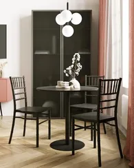 Стол Toledo Ø80 см, черный