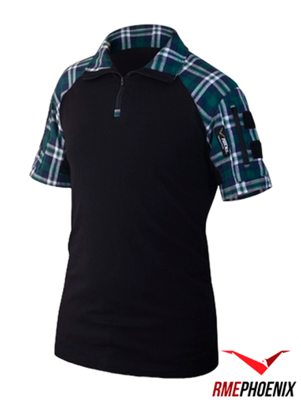 Рубашка с коротким рукавом Phoenix Scout. Зелёная клетка