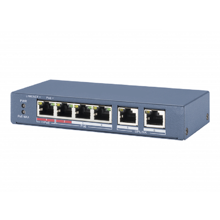 Коммутатор на 4 PoE порта iFlow F-SW-EU206HPOE-V