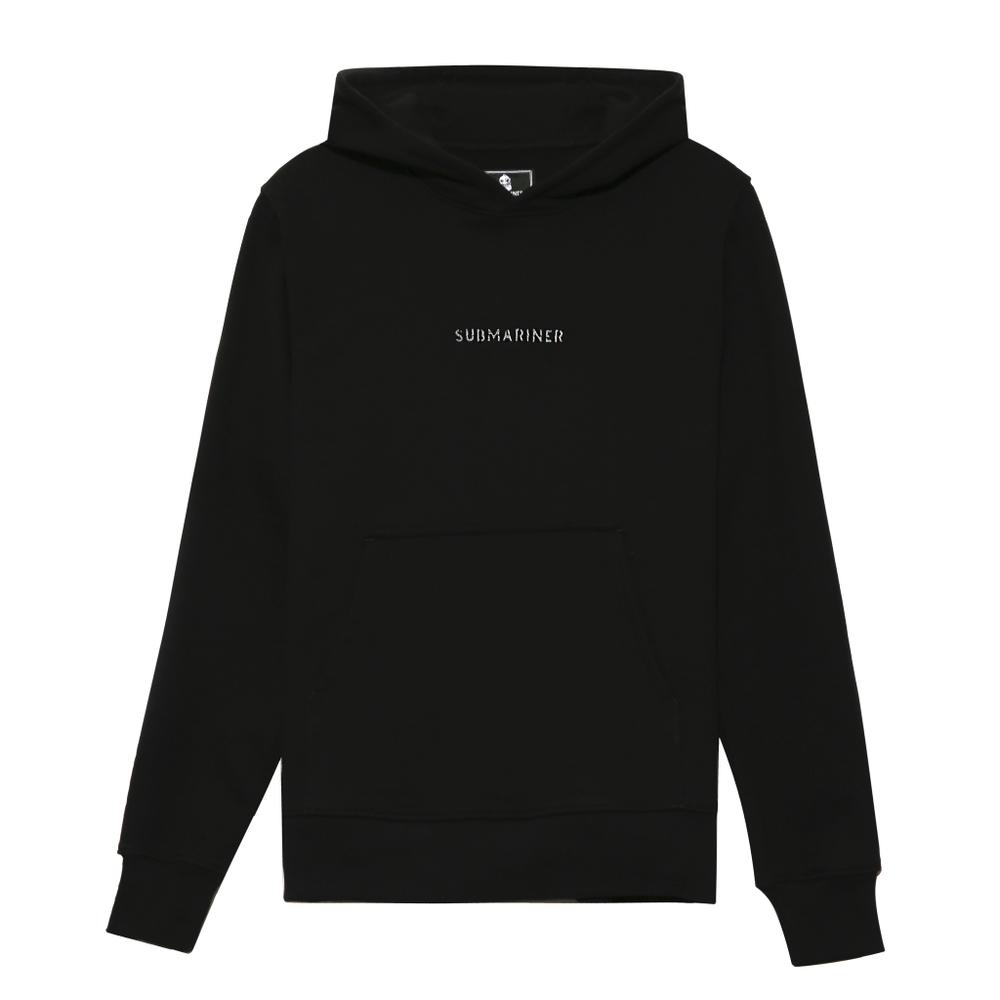 Black HV Hoodie Font Logo