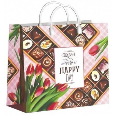 Пакет мягкий пластик 30х30 (150 мкм) "Шоколатье" лам. (10/40 шт.) Интерпак