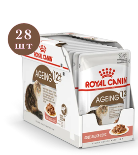 Роял Канин Ageing 12+ кошки соус 85гр./28шт