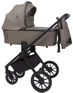 Детская коляска Peppy Monaco 3 в 1 Sandstone (песочный), рама черная