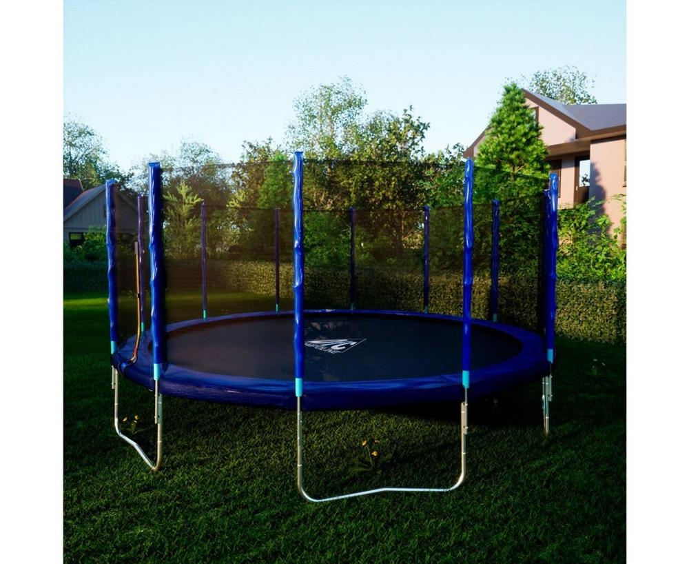 Батут dfc trampoline fitness с сеткой 16ft 16ft-tr-b