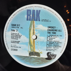 Винтажная виниловая пластинка LP Smokie Changing All The Time (UK 1975)