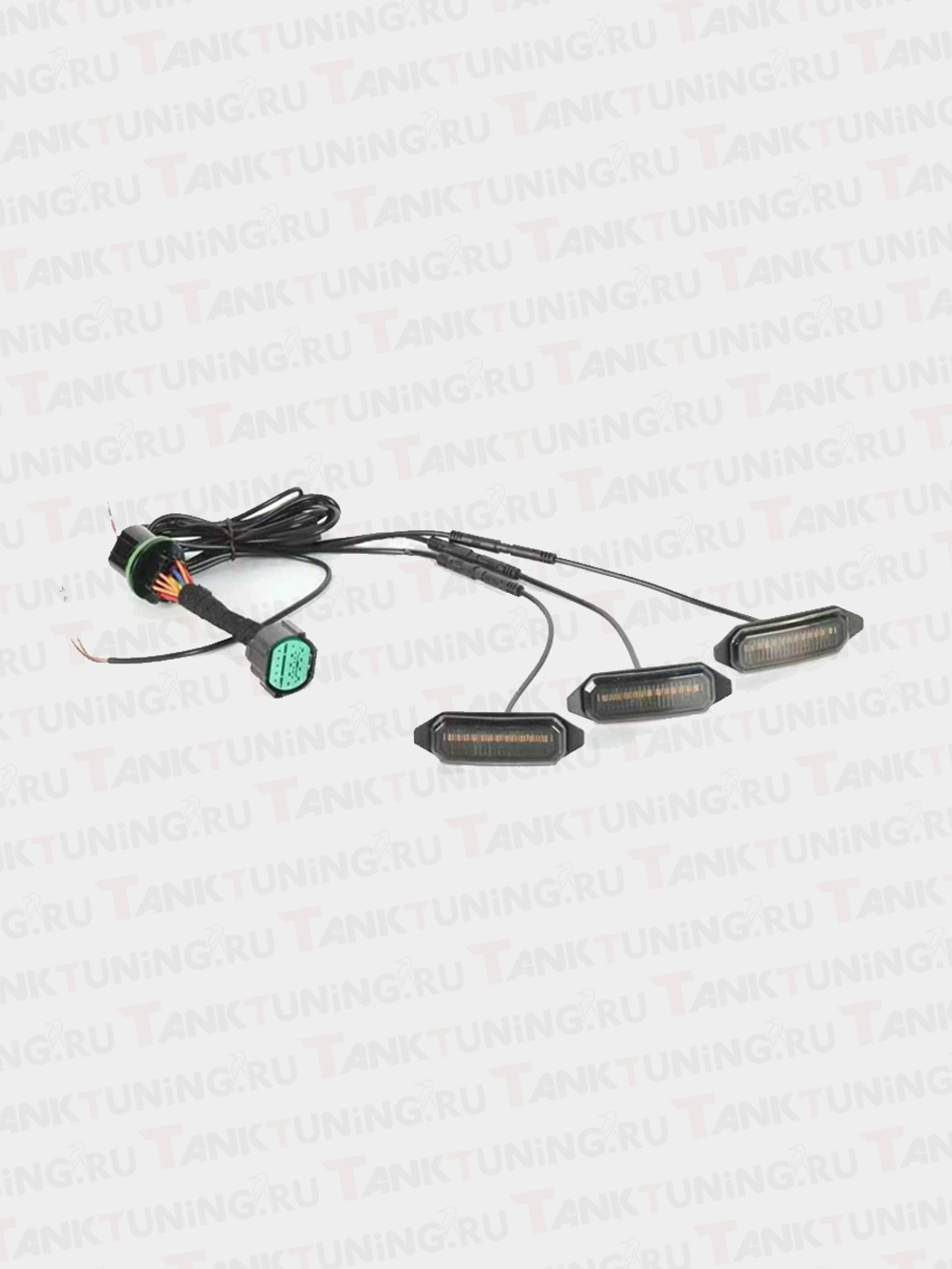 Набор LED-ламп в решётку радиатора (жёлтые) для Haval H5