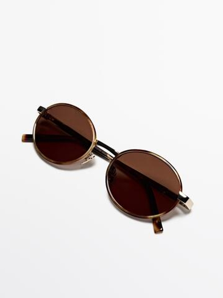 Massimo Dutti Солнцезащитные очки, коричневый