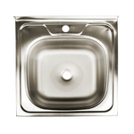 Мойка 50х50 (0,4) вып 1 1/2 Эконом (глуб. 13см)