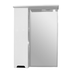 Зеркальный шкаф "ПРОМЕТЕЙ" левый  без подсветки (ПВХ)