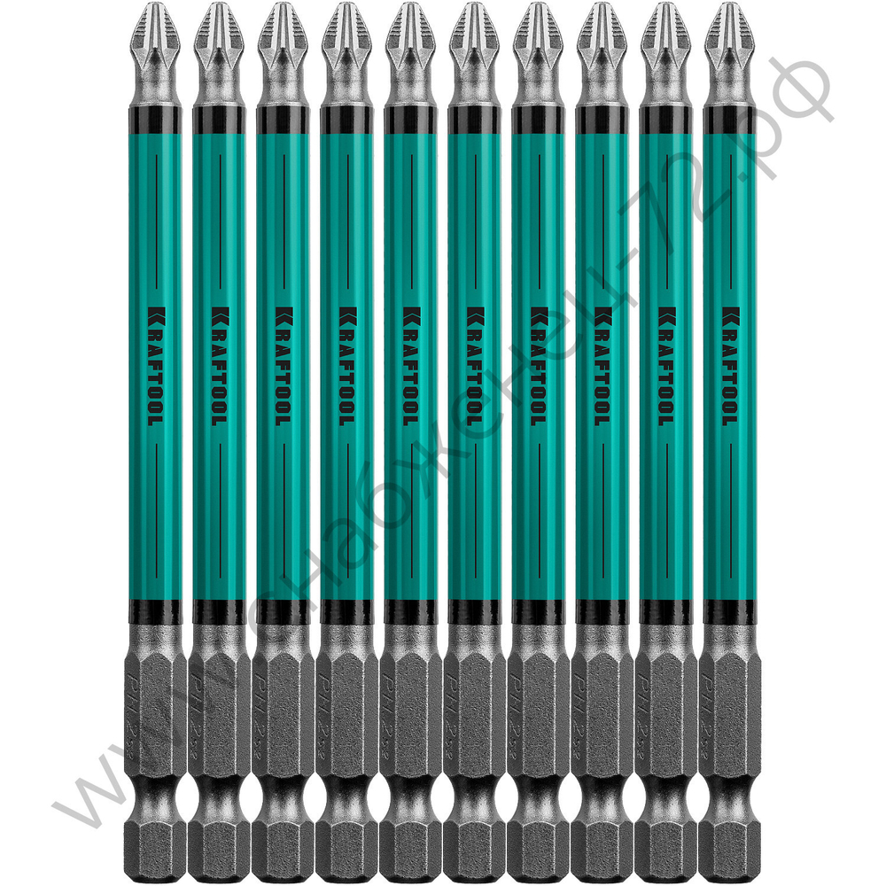 KRAFTOOL OPTIMUM PH 2, 100 мм, 10 шт, Биты (26122-2-100-10)