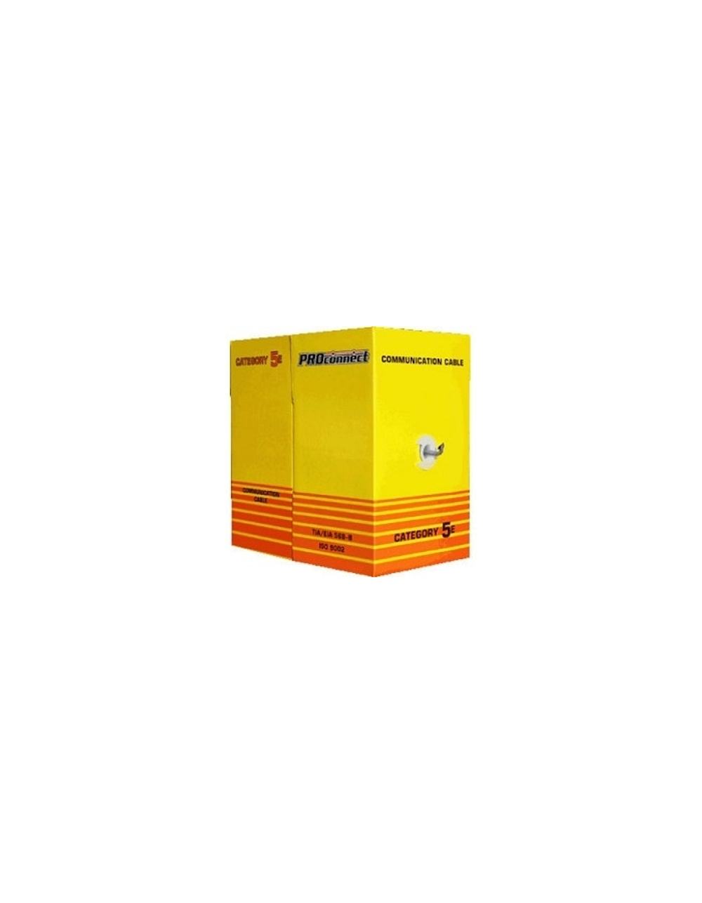 PROconnect (01-0148-3) Кабель витая пара омедненный F/UTP, CCA, CAT 5, PVC, 4PR, 26AWG, INDOOR, SOLID, серый, 305м Light