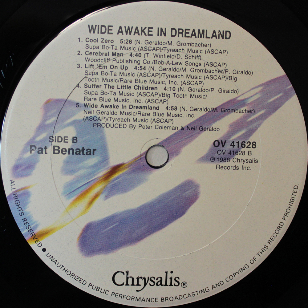 Pat Benatar / Wide Awake In Dreamland (LP)