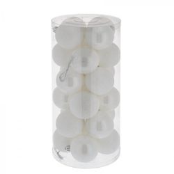 GAEM Набор из 24шт, Украшение новогоднее Шар "Нежное сияние", D 6 см, L14 W14 H31 см