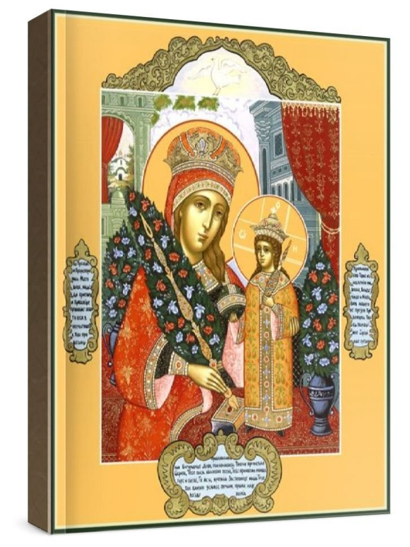 Неувядаемый Цвет (рукописная икона)