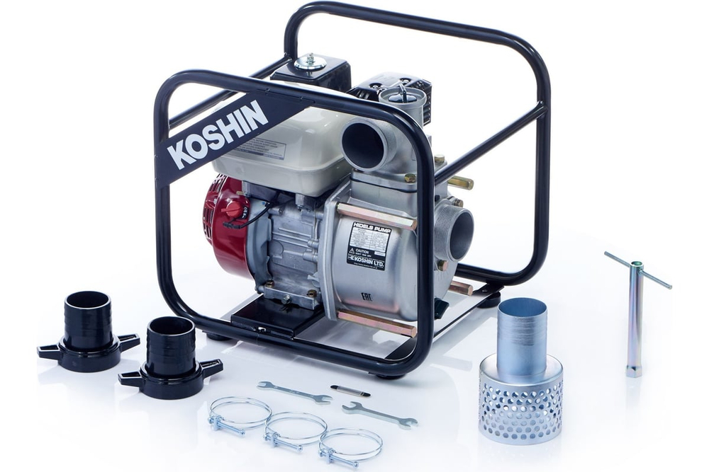 Бензиновая мотопомпа для средне-загрязненных вод Koshin STH-80X