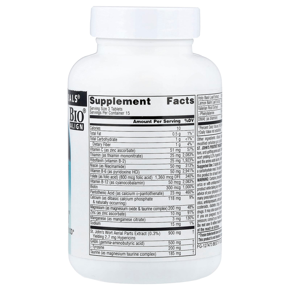 Source Naturals, St. John's Positive Thoughts™, 45 таблеток