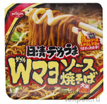 Лапша Яки Соба со вкусом курицы с капустой в горчично-майонезном соусе Nissin, 153 гр