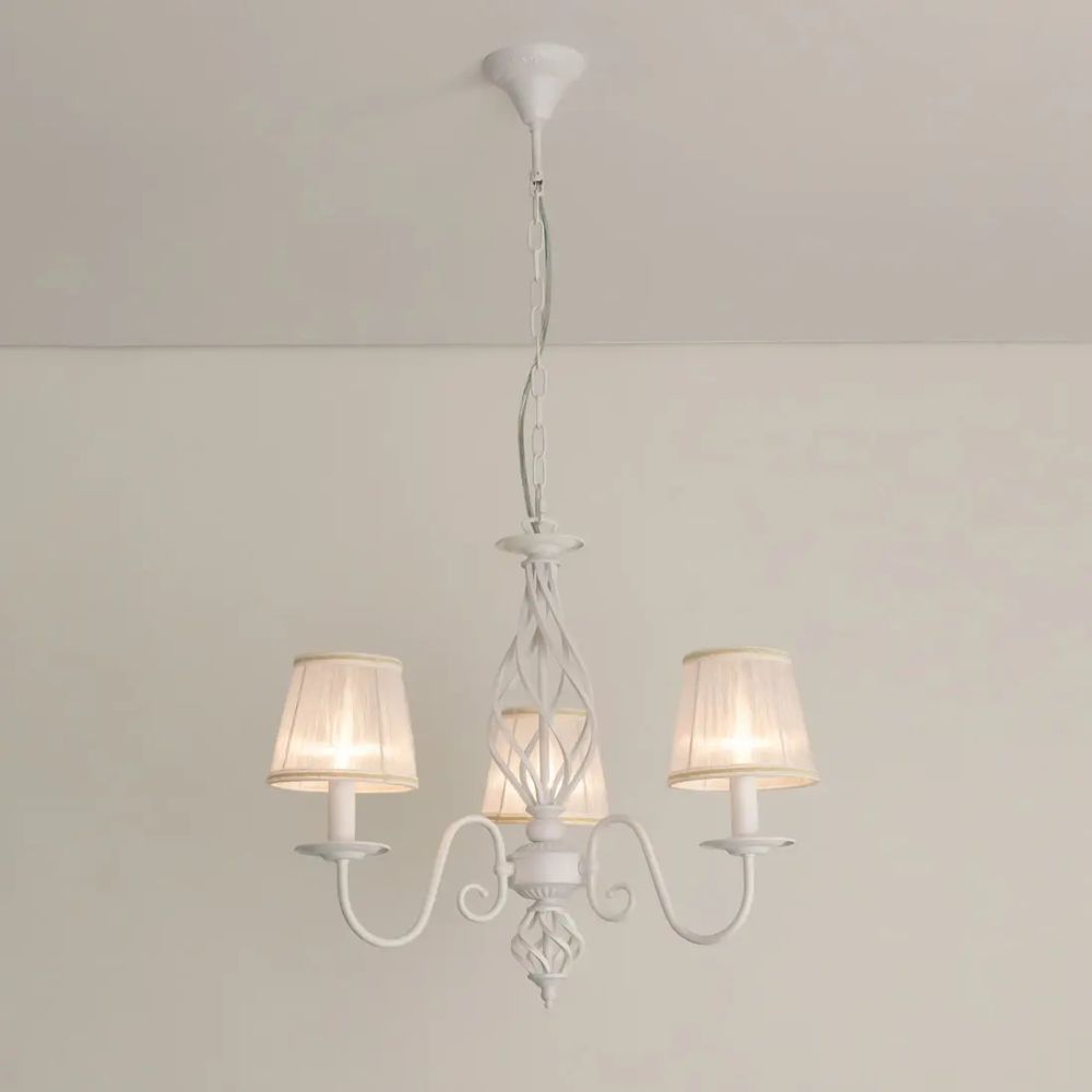 Citilux Ровена CL427130 Люстра с абажурами Белая