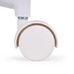 Офисное кресло Woodville Дэни светло-серый, белый, ножки белые