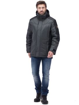 Куртка зимняя "Корсар" (т.серый/черный)