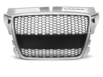 Решетка радиатора SILVER RS-STYLE для Audi A3 8P