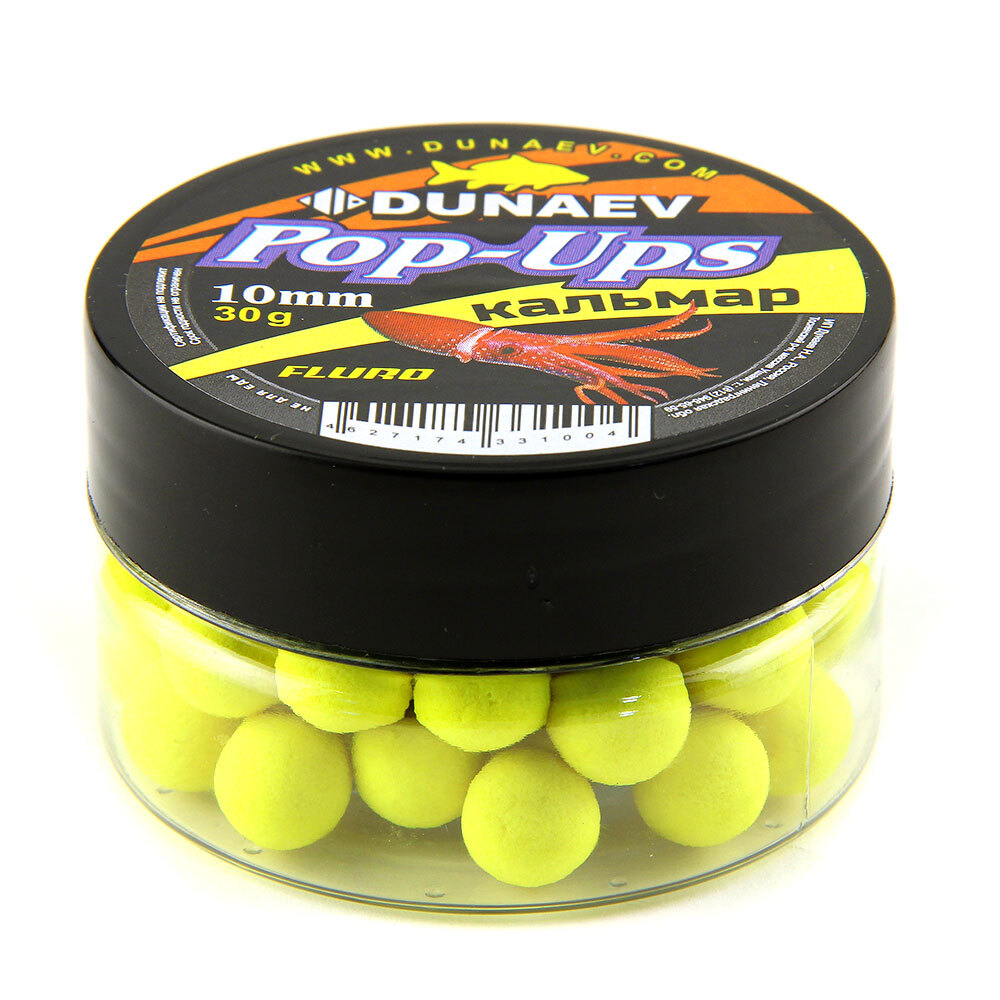 Бойлы DUNAEV POP-UP 10мм Кальмар (30г)