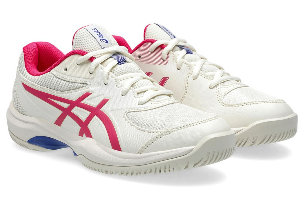 Детские теннисные кроссовки Asics Gel-Game GS - cream/bright rose