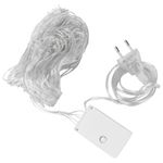 Электрогирлянда светодиодная ЗОЛОТАЯ СКАЗКА "Сеть", 120 ламп, 1,5х1 м, теплый белый, контроллер, 591104