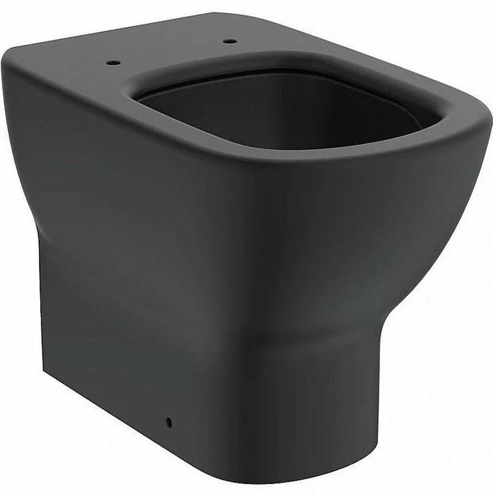 Унитаз приставной Ideal Standard TESI T0077V3 черный матовый, безободковый