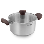 Кастрюля нерж, 2.8 л, с крыш, Rondell, Kortado, RDS-1109, индукц