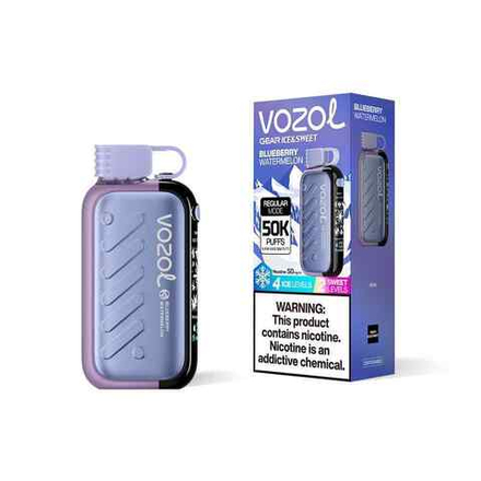 Vozol GEAR ICE & SWEET 50000 - Blueberry Watermelon (5% nic)