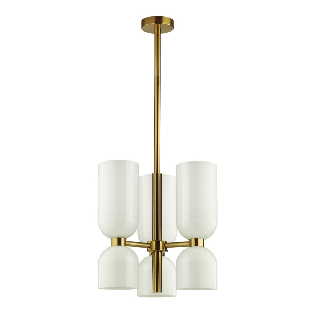 4798/6 MIDCENT ODL21 539 бронзовый/белый Люстра E14 6*60W ORINOCO