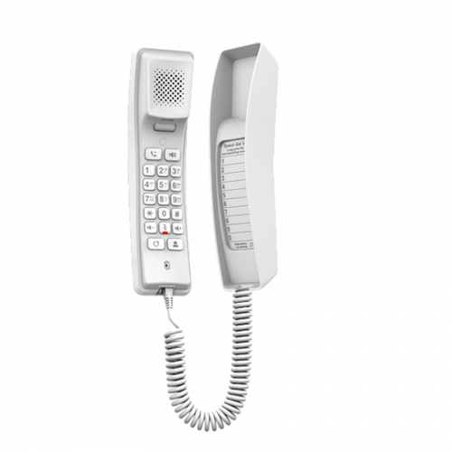 SIP-телефон Fanvil H2U отельный, белый, 2 аккаунта, PoE, без б/п