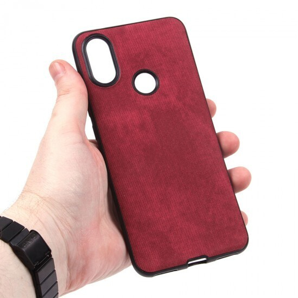 Чехол текстильный для Xiaomi Mi A2 (Mi 6X), 010817 Синий