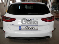 Фаркоп оцинкованный Galia K044C для Kia Ceed хетчбек 5 дверей, только бензин (не дизель) 2018-(паспорт и сертификат в комплекте)(без электрики)