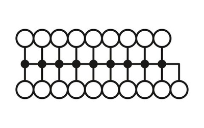1047464 - PTFIX 4/18X1,5-NS35 PK - Распределительный блок