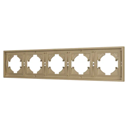 Рамка пластиковая FRM-TENDO-SFPL-5-GD (Arlight, -) 054658