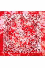 Красная тай-дай бандана фото Красная тай-дай бандана фото