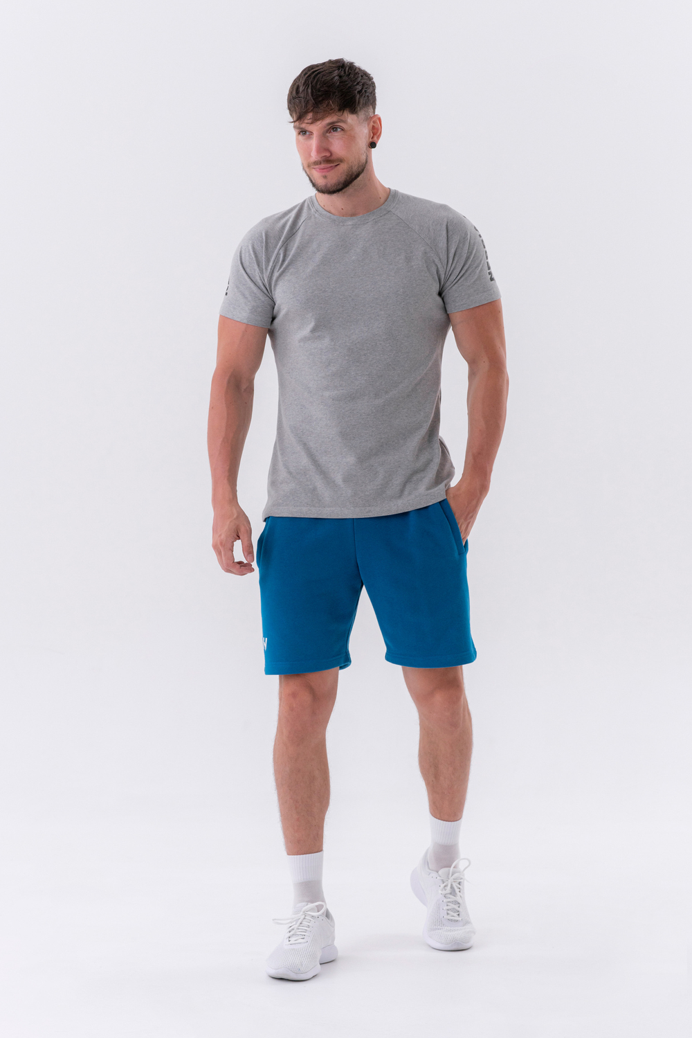 Шорты мужские Nebbia Relaxed-fit Shorts with Side Pockets 319 Blue