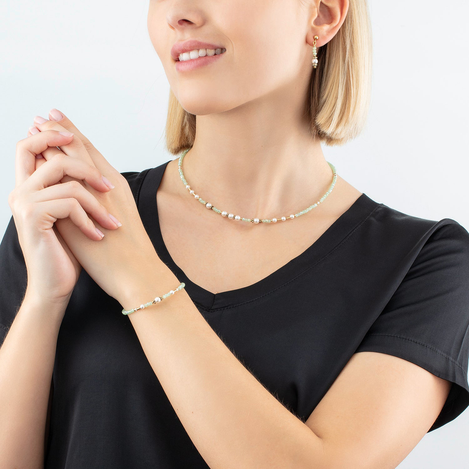 Серьги Coeur de Lion Light Green 4434/21-0520