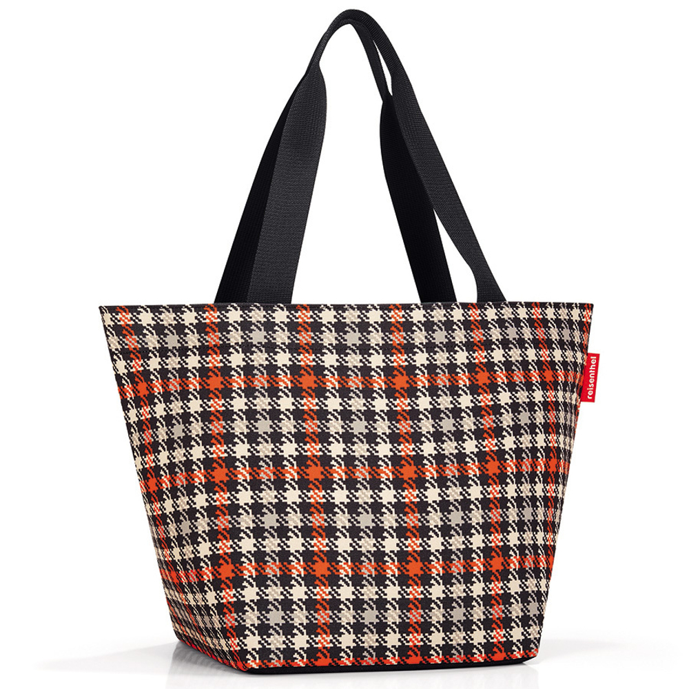 Сумка shopper m glencheck red
