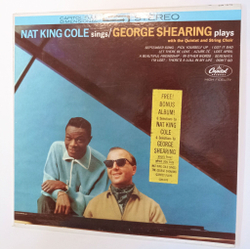 Винтажная виниловая пластинка LP Nat King Cole George Shearing Nat King Cole Sings George Shearing Plays 2LP (USA 1965)