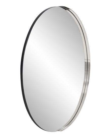 Серебряное настенное зеркало “Хамбл”