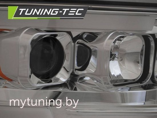 Передние фары TUBE LIGHT CHROME для Dodge Ram 02-06