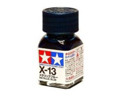 X-13 Краска Tamiya Синий Металлик Глянцевая (Metallic Blue), эмаль 10мл