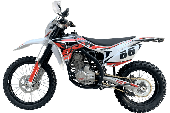 Мотоцикл кроссовый эндуро BSE Z4 Red 66