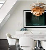 Pendant design lamp PH Artichok by Louis Poulse D50 (White)