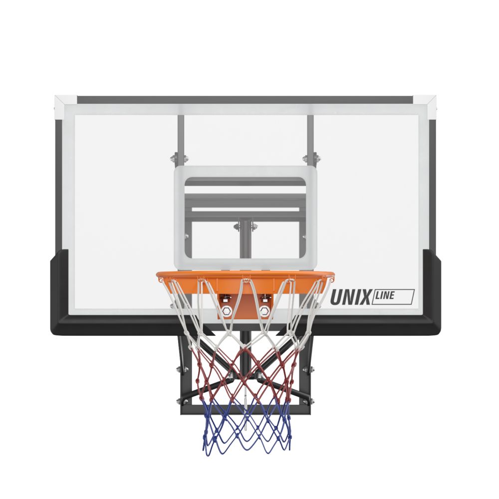 Баскетбольный щит регулируемый UNIX Line B-Backboard-PC 50&quot;x32&quot; R45